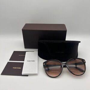 Tom Ford Tf 957-D Havana/Brown Grad Square 52F Sunglasses 58-20-145